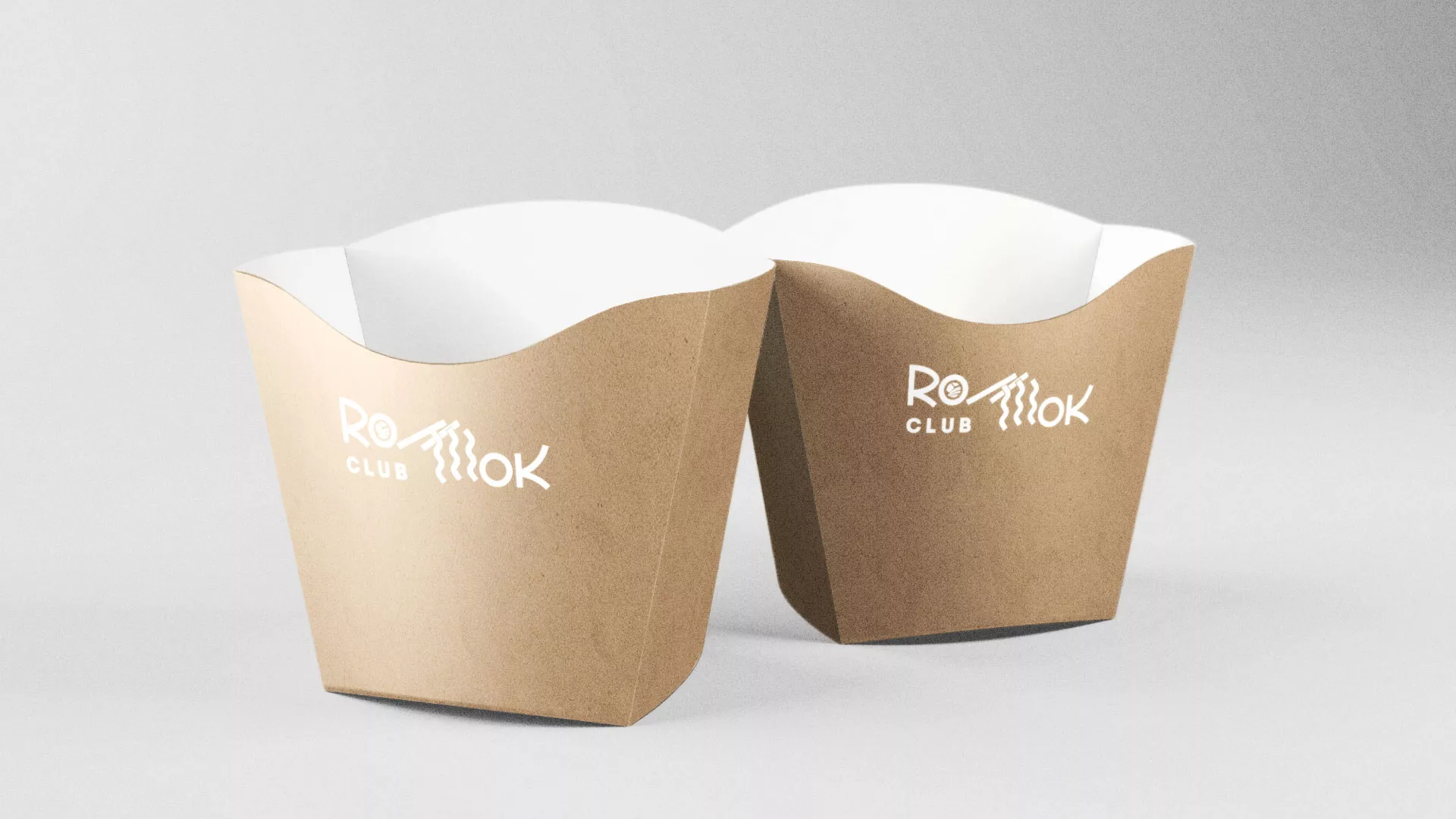 Создание логотипа суши-бара «Roll Wok Club» в Белокурихе