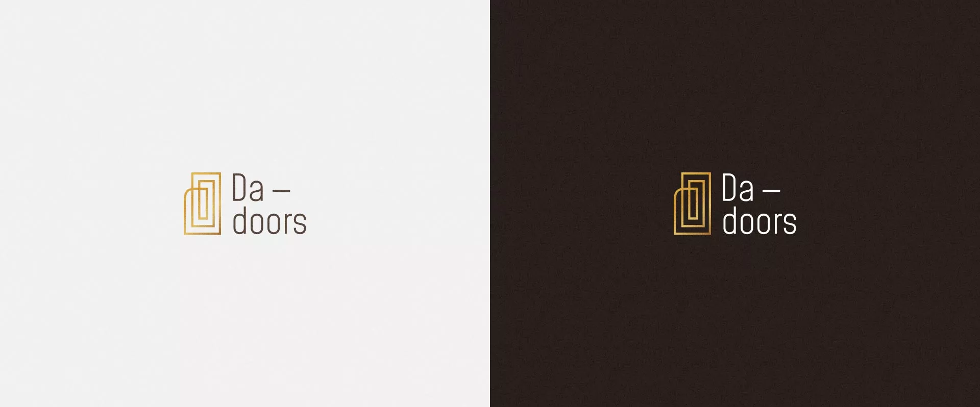 Разработка логотипа для компании «DA-DOORS» в Белокурихе